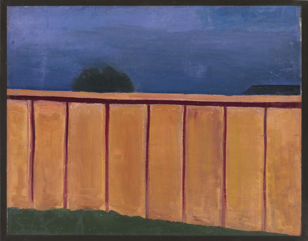 Розовый забор