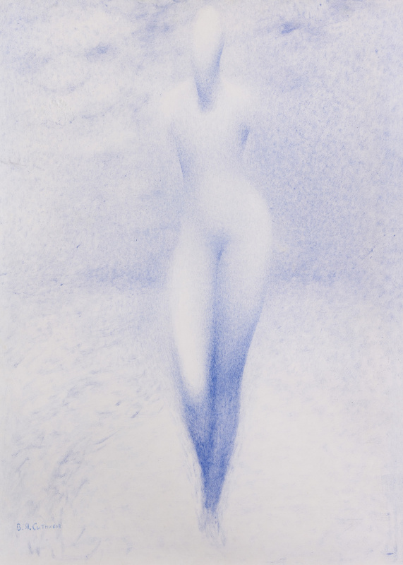 Обнаженная (рисунок из цикла "Уроки")