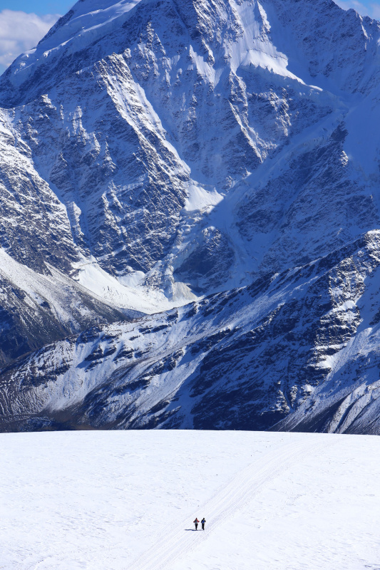 Гора Донгузарун. Спускаясь с Эльбруса